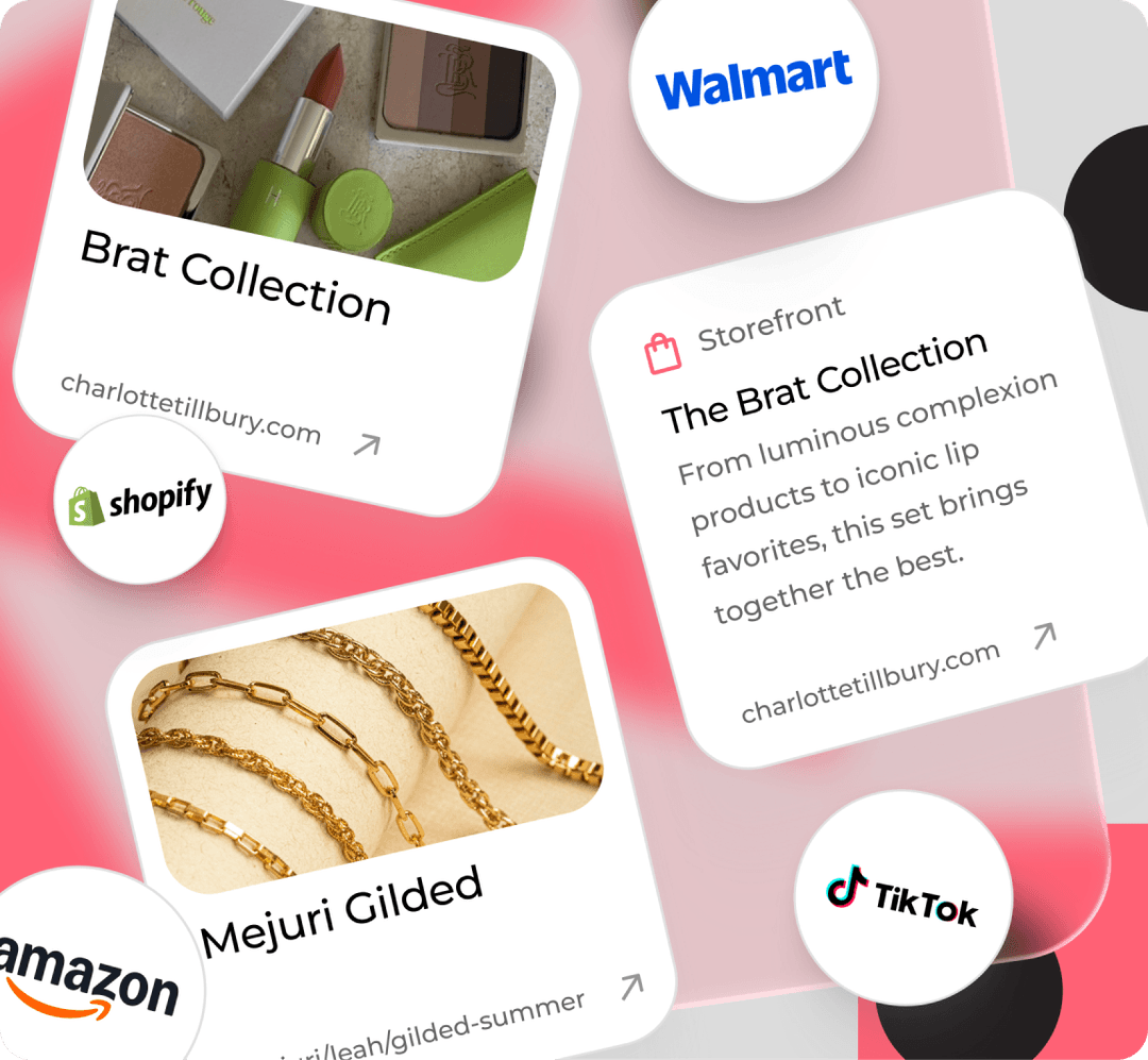 Product catalog UI