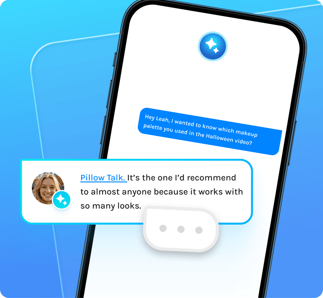 Chat conversion UI